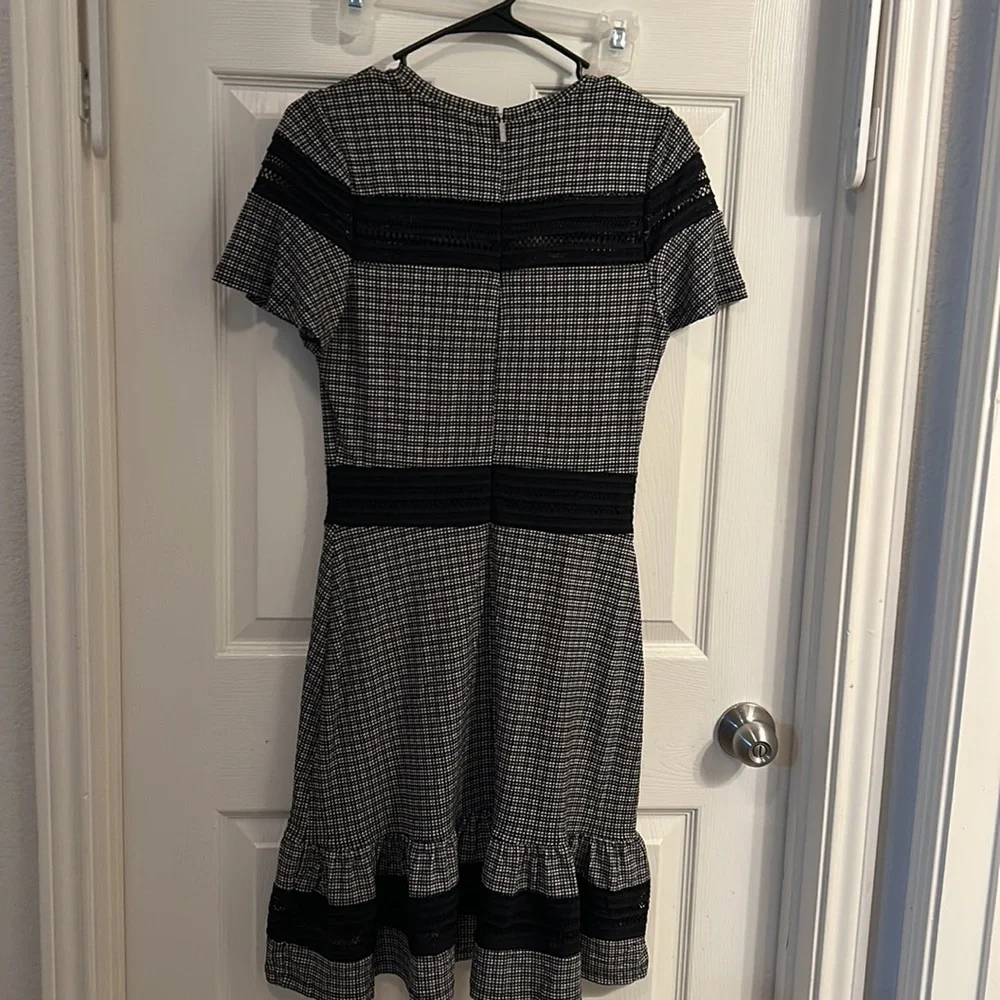 MICHAEL Michael Kors‎ Black and White Dress Short Sleeve Size S